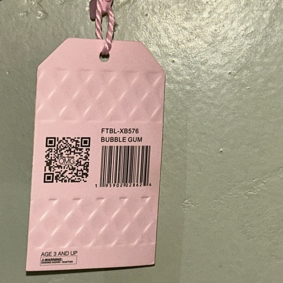 MISS GWENS OMG ACCESSORIES BUBBLE GUM PINK IRIDESCENT FOOTBALL CROSSBODY NWTS - Picture 6 of 10